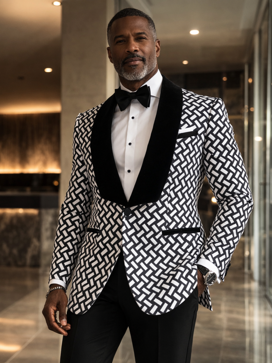 BLACK AND WHITE TUXEDO